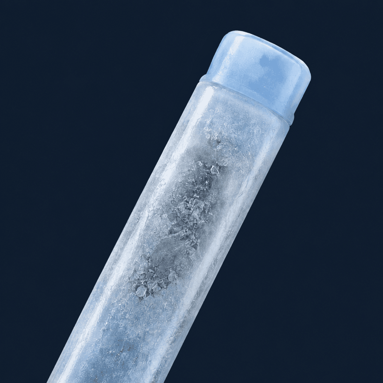 Frozen PCM ice rod